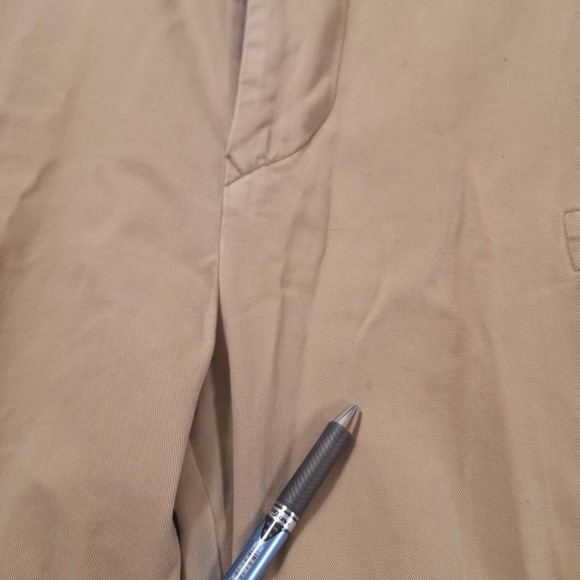 Vtg Polo by Ralph Lauren Classic 67 Chino Cargo Pants Mens 33/30 Beige Cotton - Picture 13 of 15